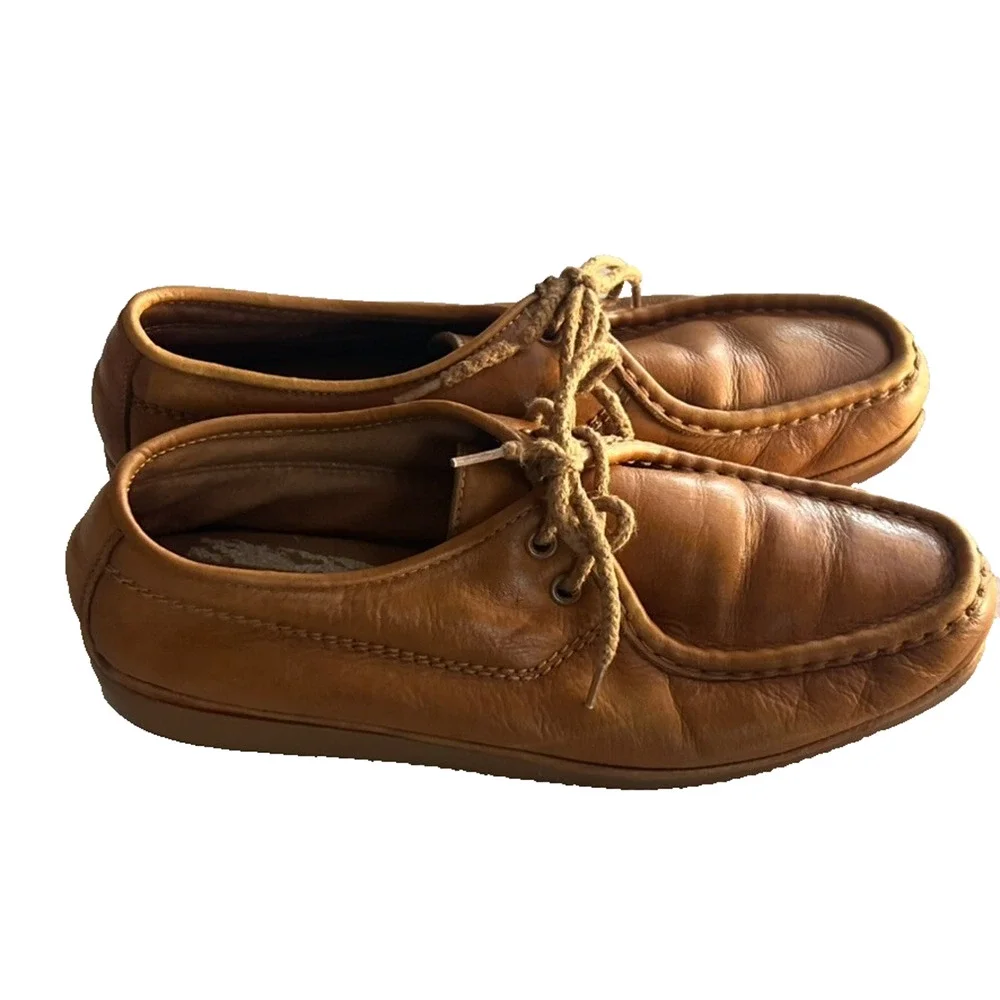 Florsheim Idlers Shoes Mens Size 8M Brown Soft Leather Loafer Casual Style 70711